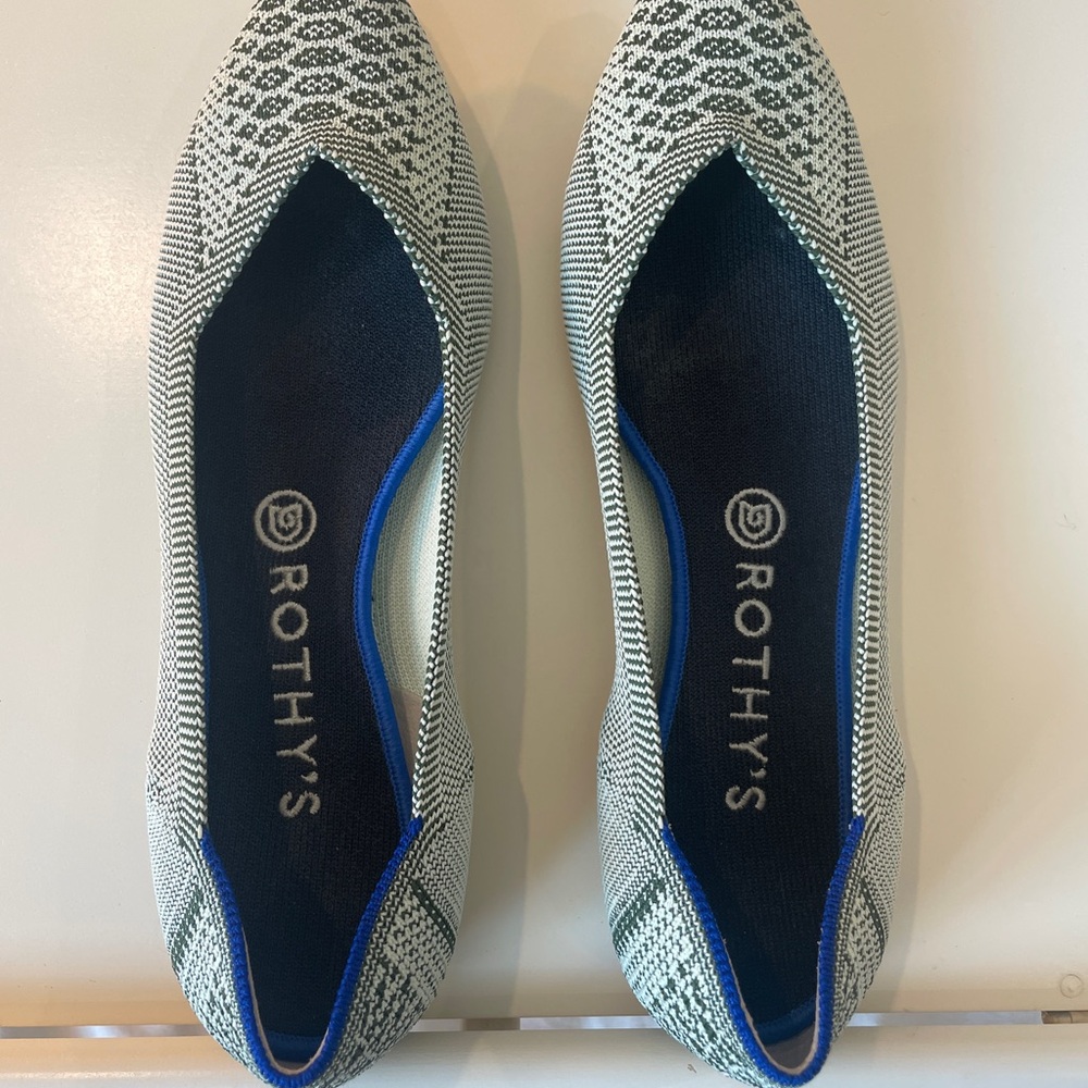 Rothy's RETIRED Pistachio Python Women's Shoes